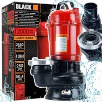 POMPA DO WODY BRUDNEJ SZAMBA Z MŁYNKIEM Z FAST FIX W ZESTAW 11M KABEL BLACK