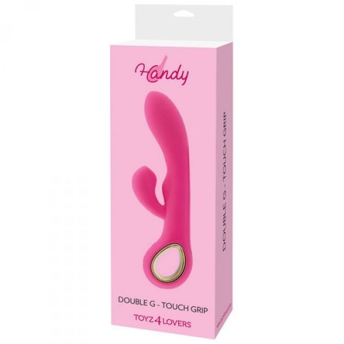 wibrator rabbit handy g double touch grip pink na Arena.pl