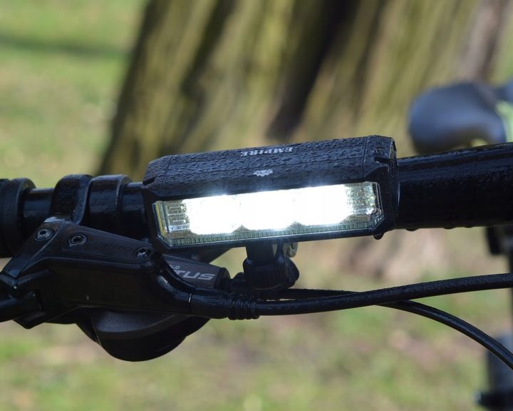 LAMPKA ROWEROWA LED PRZÓD MOCNA + TYŁ zdjęcie 2
