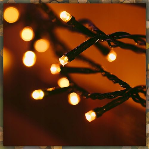 LAMPKI CHOINKOWE BIAŁY CIEPŁY 200 LED FLASH GRUBE WEW/ZEW NA CHOINKĘ 15M na Arena.pl