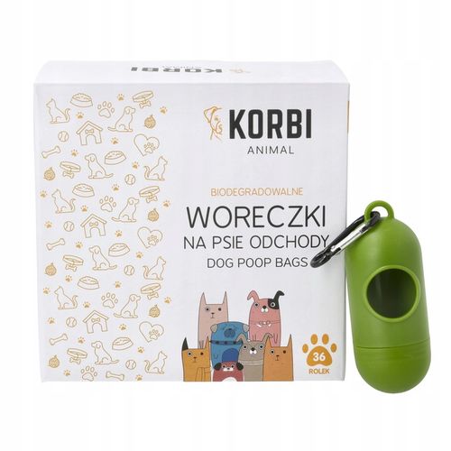 WORECZKI NA PSIE ODCHODY 540 SZTUK BIODEGRADOWALNE WORKI NA KUPY BIO + ETUI na Arena.pl