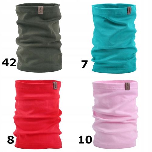 Komin NANDY Bawełniany Damski Męski Bawełna Cienki Wysoki Naturalny na Arena.pl