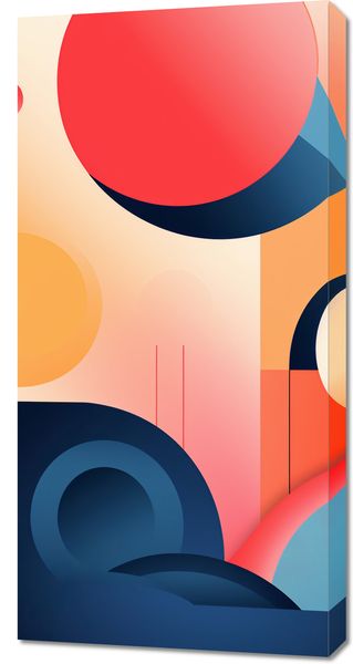 Obraz 50x100cm Geometryczne Marzenia zdjęcie 1