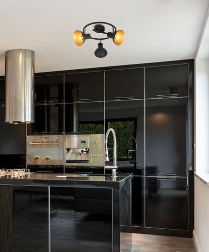 Diso spirala 3x40W E27 czarny+zloto na Arena.pl