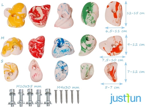 Kamienie do wspinaczki S bielone na Arena.pl