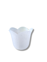 Na Świece Fi Od 3 Do 4 Cm  Brokat Lampion Okapnik Tulipam Lam005 Biały