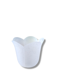 Na Świece Fi Od 3 Do 4 Cm  Brokat Lampion Okapnik Tulipam Lam005 Biały