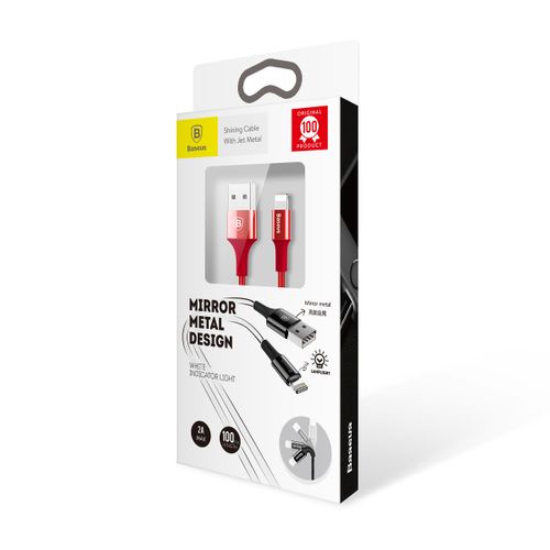BASEUS KABEL LED USB 1M DO APPLE IPHONE 5S 6 7 8 na Arena.pl
