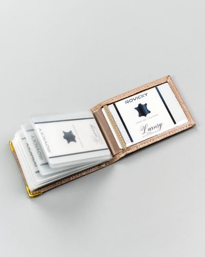 etui na karty skórzane 301-bl-beige na Arena.pl
