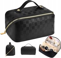 Podróżny Kuferek Kosmetyczka Damska Duża Organizer