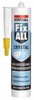 Soudal Fix all Crystal BEZBARWNY 290ml klej uniwersalny - uszczelniacz