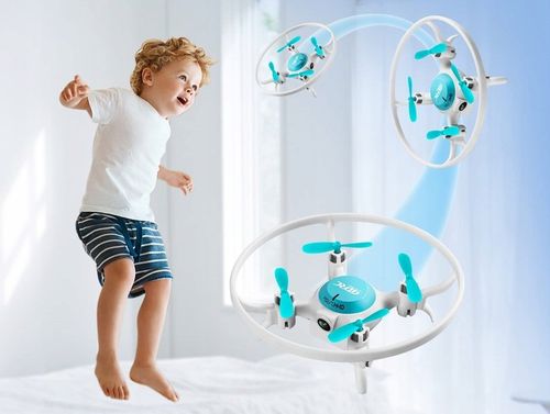 MINI DRON ŁADOWARKA AKUMULATOR OSŁONA PILOT ZAPASOWE ŚMIGŁA AKROBACJE LED na Arena.pl