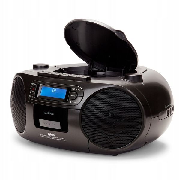 BOOMBOX RADIOODTWARZACZ BLUETOOTH DAB+ MAGNETOFON PILOT AIWA BBTC-660DAB/BK zdjęcie 8