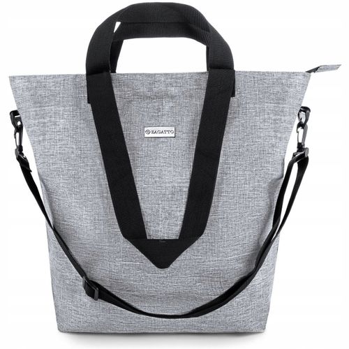 Zagatto Torebka Shopper Syntetyk Szara ZG-622 na Arena.pl