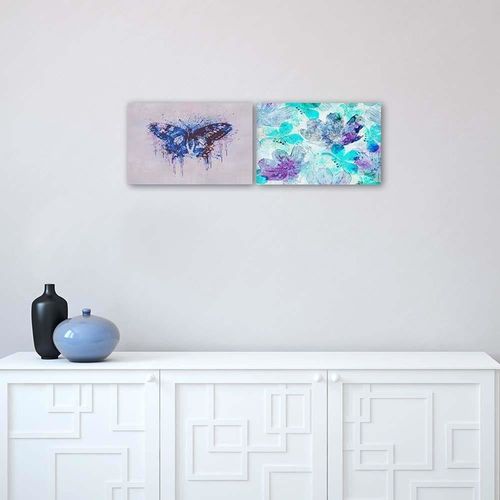 Deco Panel, Wielobarwny motyl 60x40 na Arena.pl