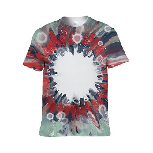 Koszulka Cotton-Like Bleached Bloom Red do sublimacji L zdjęcie 1