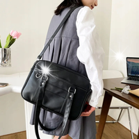 Japanese Style JK Bag Women School Student Uniform Bag PU Shoulder Bag