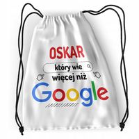 Plecak Dla Oskara Sportowy Szkolny Worek Torba Z Nadrukiem Ze Zdjęciem