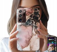 ETUI DO SAMSUNG NOTE 20 ULTRA - ELEGANCKI MARMUREK MODNE WZORY + FOLIA