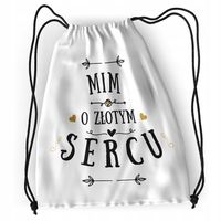 Plecak Sportowy Szkolny Mima Worek Torba Z Nadrukiem Ze Zdjęciem