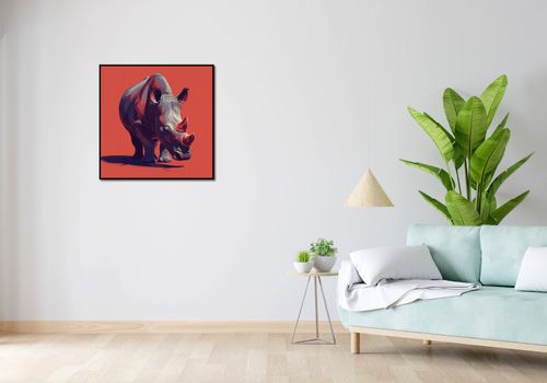 Plakat 70x70cm Marszujący Gigant na Arena.pl