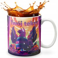 KUBEK 330ml GRAFIKA PREZENT ŚWIĘTA WZÓR - GRA BATTLE ROYALE FORTNITE + IMIĘ