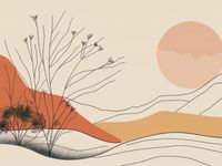 Plakat 40x30cm Pustynna Wydma