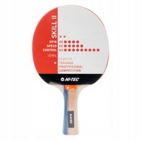 2X ZESTAW PING PONG TENIS STOŁOWY HI-TEC 2x PALETKI SKILL + 6x PIŁECZKI 3w1