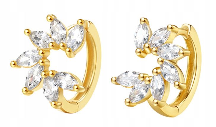 KOLCZYKI MIEDZIANE MODNE KLASYCZNE K15 ZŁOTE zdjęcie 1