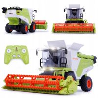 ZDALNIE STEROWANY KOMBAJN ZBOŻOWY ŚWIATŁA DŹWIĘK DYM RC NA PILOTA