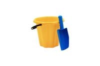 DLA NAJMŁODSZYCH WIADERKO DUŻE Z ŁOPATKĄ 1SZT