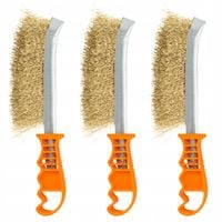 SZCZOTKA RĘCZNA MOSIĘŻNA DRUCIANA DO CZYSZCZENIA 3 szt ZESTAW