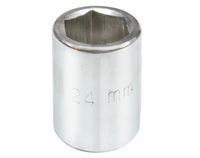 nasadka krótka 6-kątna chromowana 3/4'' 30mm - w-53430