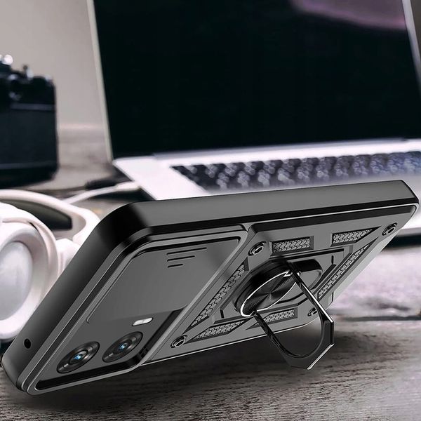 Etui do Motorola EDGE 50 Fusion PANCERNE SLIDE RING CASE zdjęcie 5