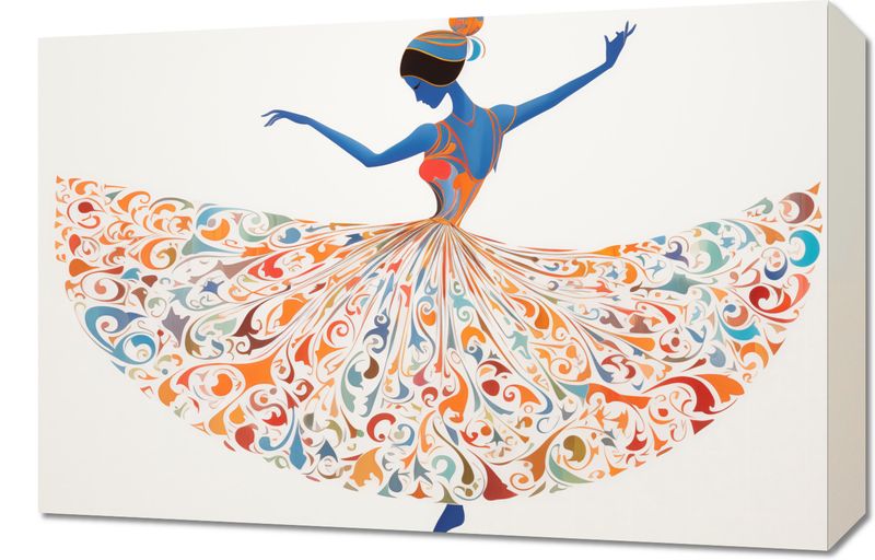 Obraz 60x40cm Wirująca Balerina zdjęcie 1