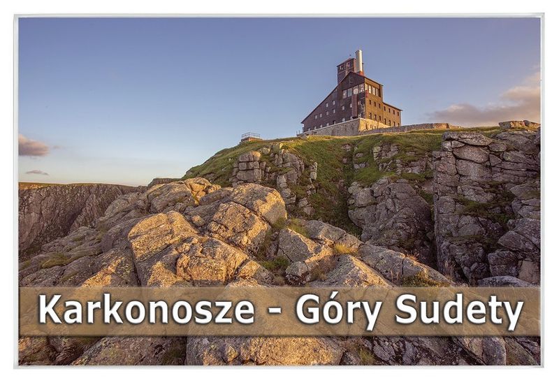 Karkonosze Sudety - magnes szklany zdjęcie 1