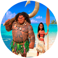 Opłatek na tort Vaiana