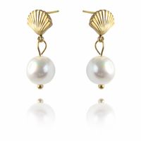 kolczyki ze stali szlachetnej pozłacanej kst2999