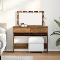 Toaletka Stare drewno 100 x 40 x 120 cm Materiał drewnopochodny