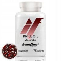 IRONFLEX KRILL OIL 500mg 90 kapsułek OLEJ Z KRYLA ASTAKSANTYNA FOSFOLIPIDY