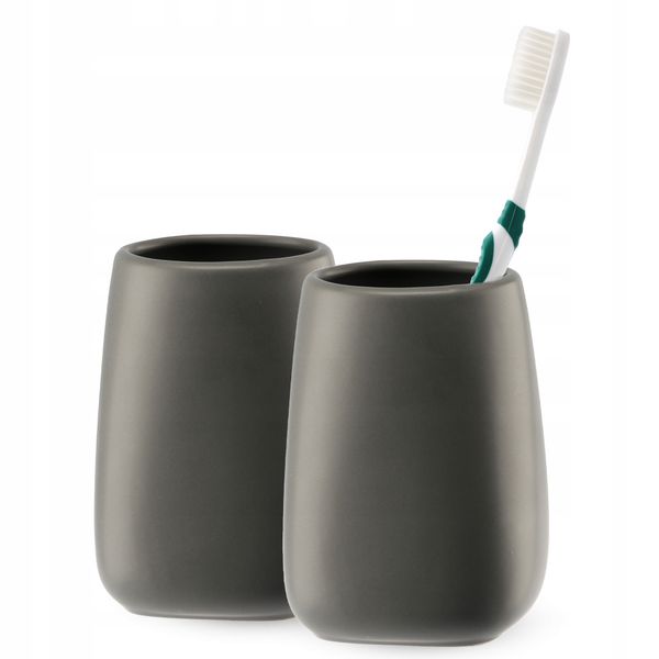 KADAX Kubek Pojemnik Na Szczoteczki Zestaw 2szt zdjęcie 6