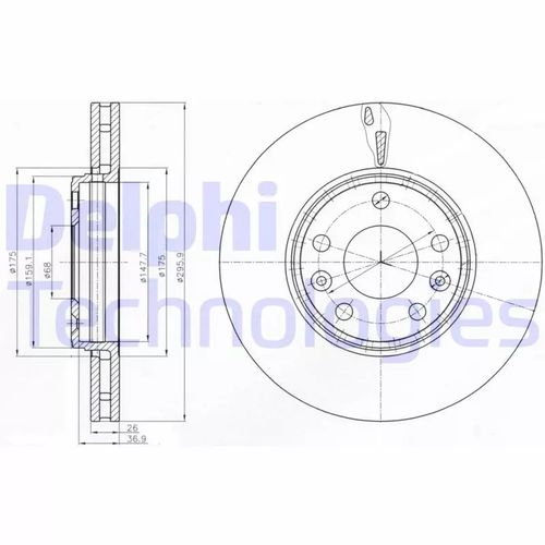 TARCZA HAM PRZOD 296X26 V na Arena.pl