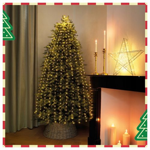 Lampki Choinkowe LED Ciepłe Białe Światełka Zewnętrzne 832 microLED 16x2,4m na Arena.pl