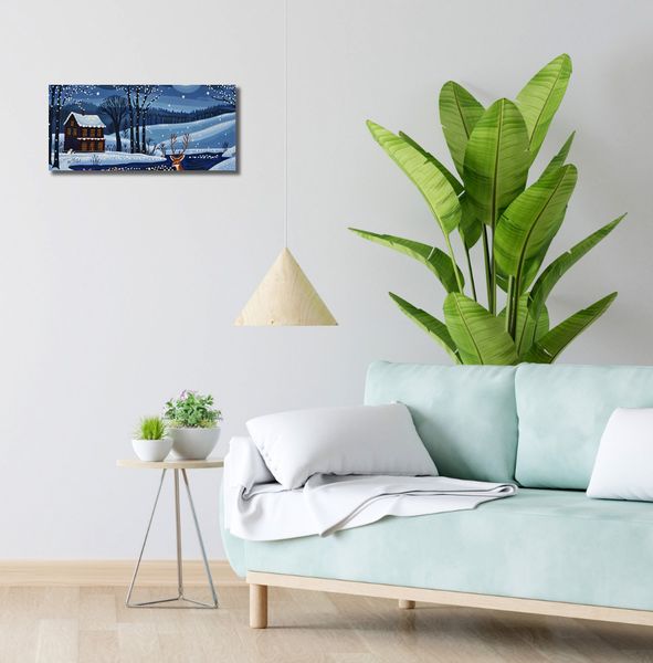 Obraz 50x20cm Przyszła Zima zdjęcie 2