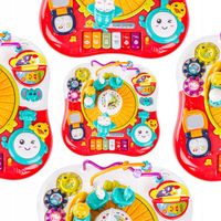 EDUKACYJNY STOLIK PIANINKO CIUCHCIA TELEFON MELODIE Samolot Kolejka Pałąk