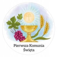 naklejki 12szt. pierwsza komunia święta