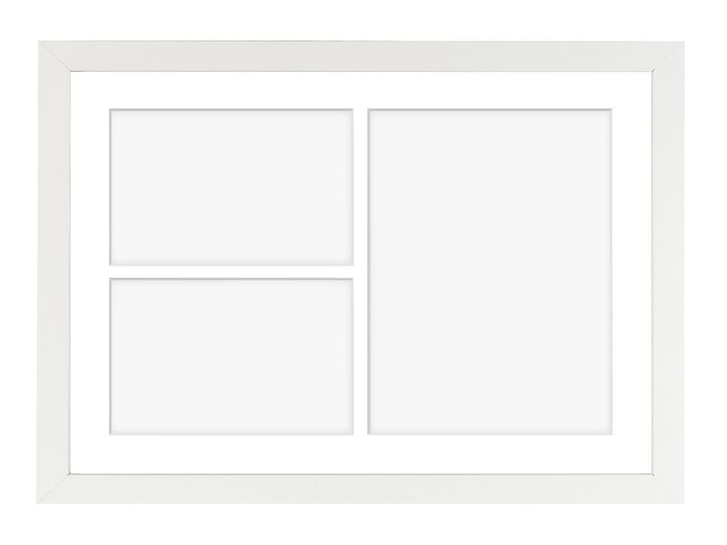 Ramka na 3 zdjęcia Hekla 30x40x3 galeria biały 1szt. zdjęcie 2