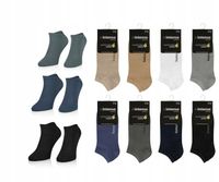 STOPKI MĘSKIE BAMBUSOWE 44-46 10 PAR + JONY SREBRA ODDYCHAJĄCE PRZEWIEWNE