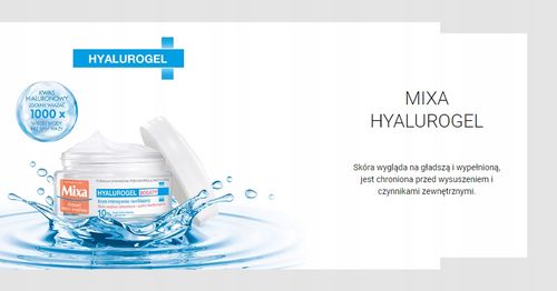 MIXA HYALUROGEL KREM DO TWARZY NAWILŻAJĄCY SKÓRA SUCHA I BARDZO SUCHA 50 ML na Arena.pl
