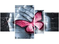 70CM 120CM OBRAZ 4 ELEM MOTYLOWE GRAFFITI ŚCIENNY